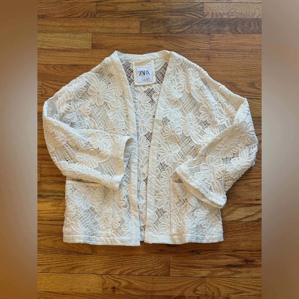 Zara crocheted top